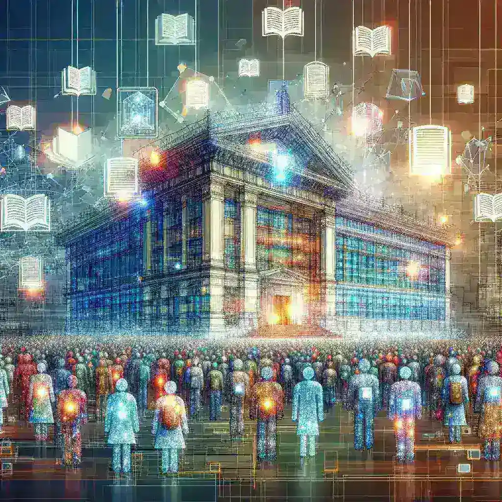 "Interfaz de la biblioteca digital del Ministerio de Cultura, mostrando acceso a recursos culturales y educativos impulsados por inteligencia artificial."